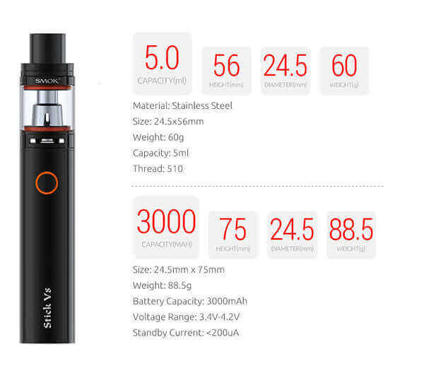 SMOK STİCK V8 ÖZELLİKLERİ